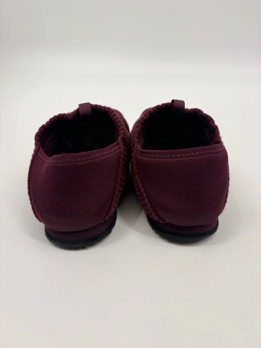 Teva Ember Moc Women's Slip On Slipper Shoes Size 8 Maroon Velvet Quilted - Picture 3 of 6
